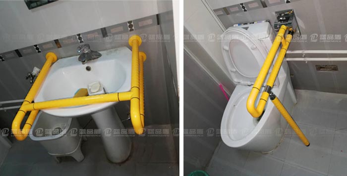 【上?！考彝ビ脩舭惭b多款衛(wèi)生間扶手，給老人全方位的保護(hù)
